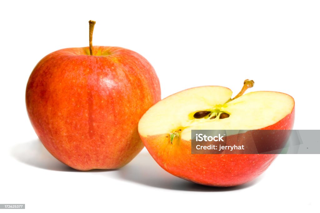 Fortune manzana roja y de la media - Foto de stock de Manzana libre de derechos