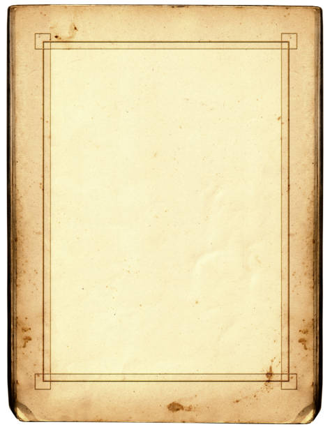 istock Antique paper with fancy border 172625697