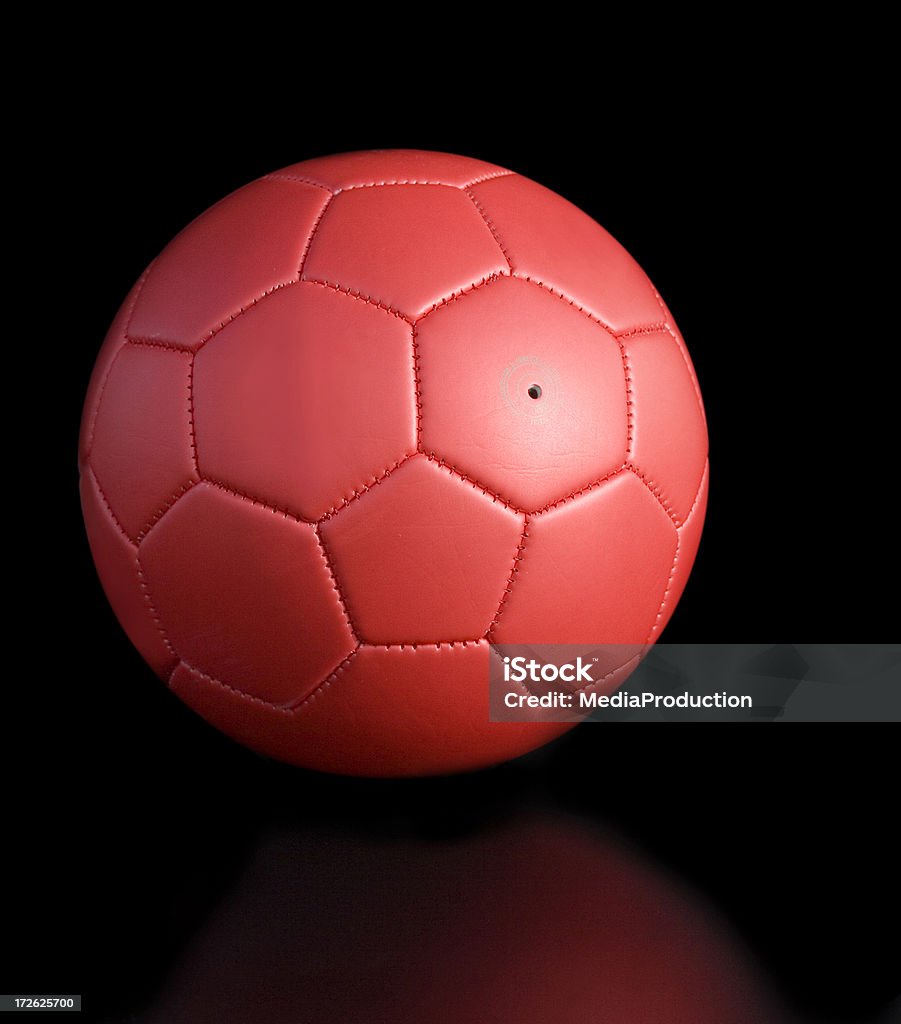 Rouge joueur de football - Photo de Ballon de football libre de droits