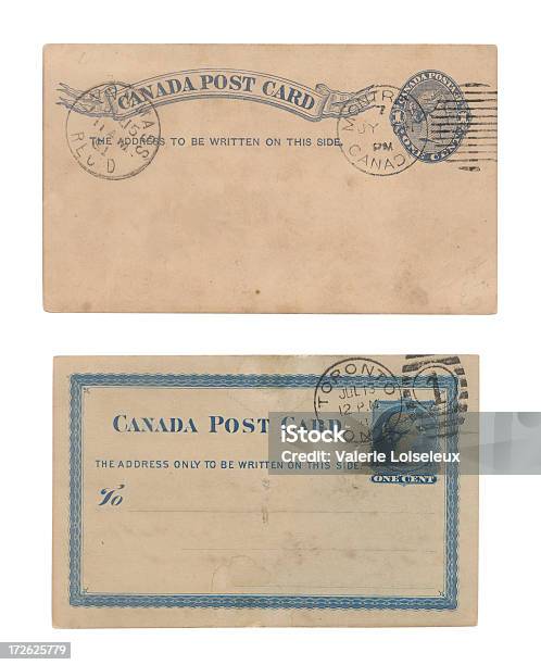 Canadá Después De Tarjetas Foto de stock y más banco de imágenes de Reina Isabel I de Inglaterra - Reina Isabel I de Inglaterra, Canadá, Dos objetos