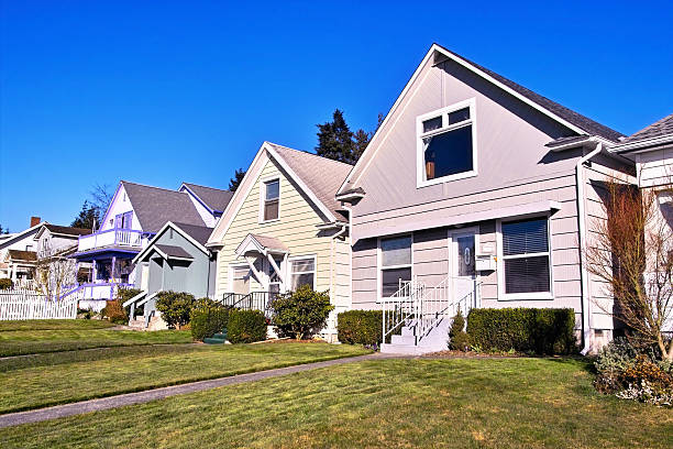 istock Little Pink Houses 172625815