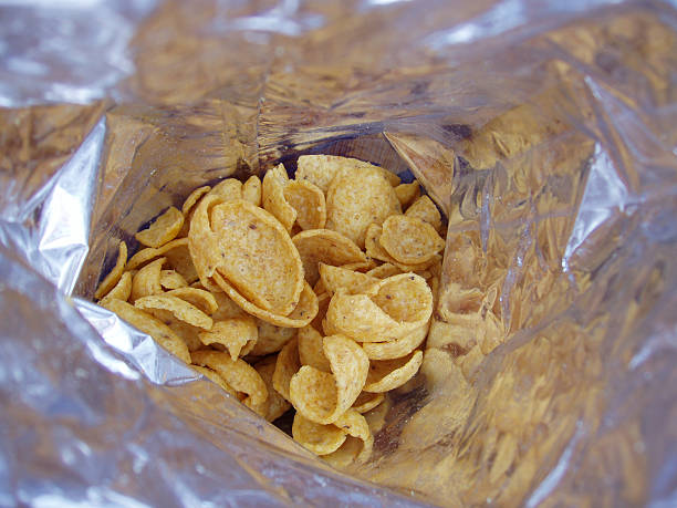 Bottom of the Bag - Corn Chips stock photo