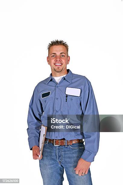 Serviceman Stock Photo - Download Image Now - Adult, Appliance, Badge