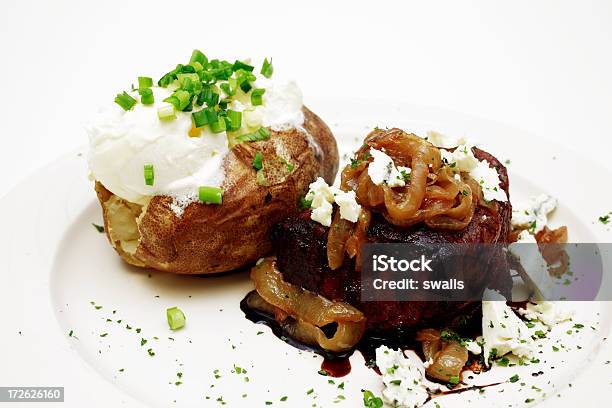 Bife Batata - Fotografias de stock e mais imagens de Almoço - Almoço, Batata Inglesa, Bife