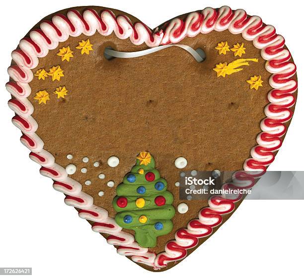Lebkuchen Corazón De Navidad Pan De Jengibre Foto de stock y más banco de imágenes de Navidad - Navidad, Galleta de pan de jengibre, Símbolo en forma de corazón