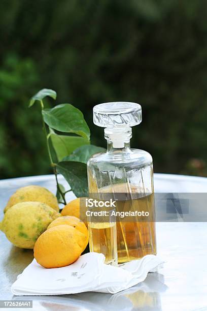 Lemon Drink Limoncello Stock Photo - Download Image Now - Lemon - Fruit, Liqueur, Alcohol - Drink