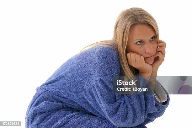 Poor Girl Stock Photo - Download Image Now - Girls, Antibiotic, Bathrobe