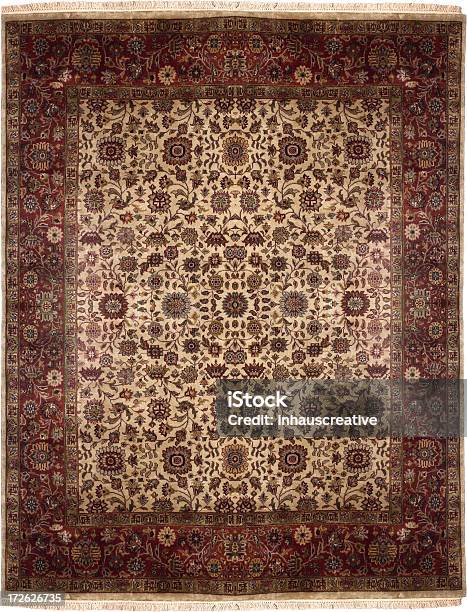 Photo libre de droit de Persian Tapis Oriental banque d'images et plus d'images libres de droit de Luxe - Luxe, Moquette, Objet ou sujet détouré