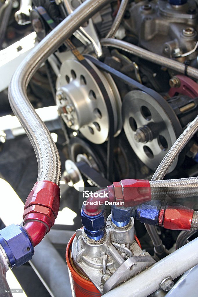 Moteur de voiture de course - Photo de Stock Car libre de droits