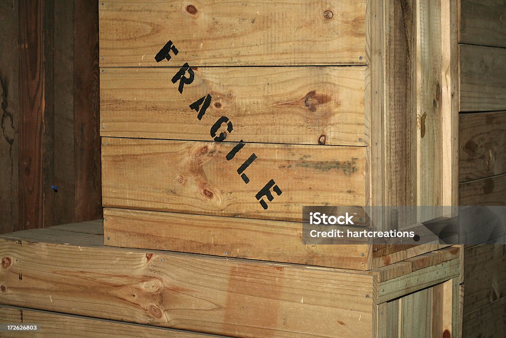 fragile casse - Foto stock royalty-free di Museo