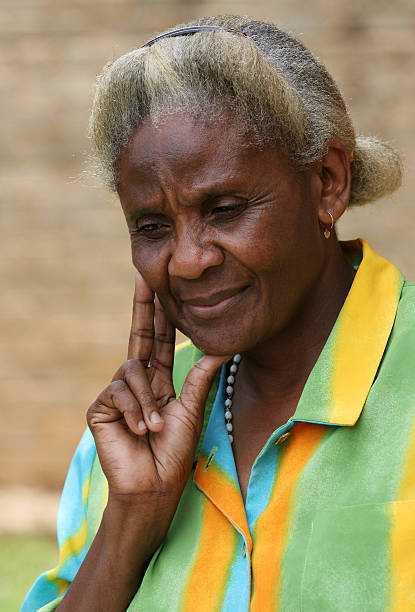 istock Old African Woman Reminiscing two 172626928