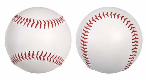 New baseball isolated on white background. MORE in this series: