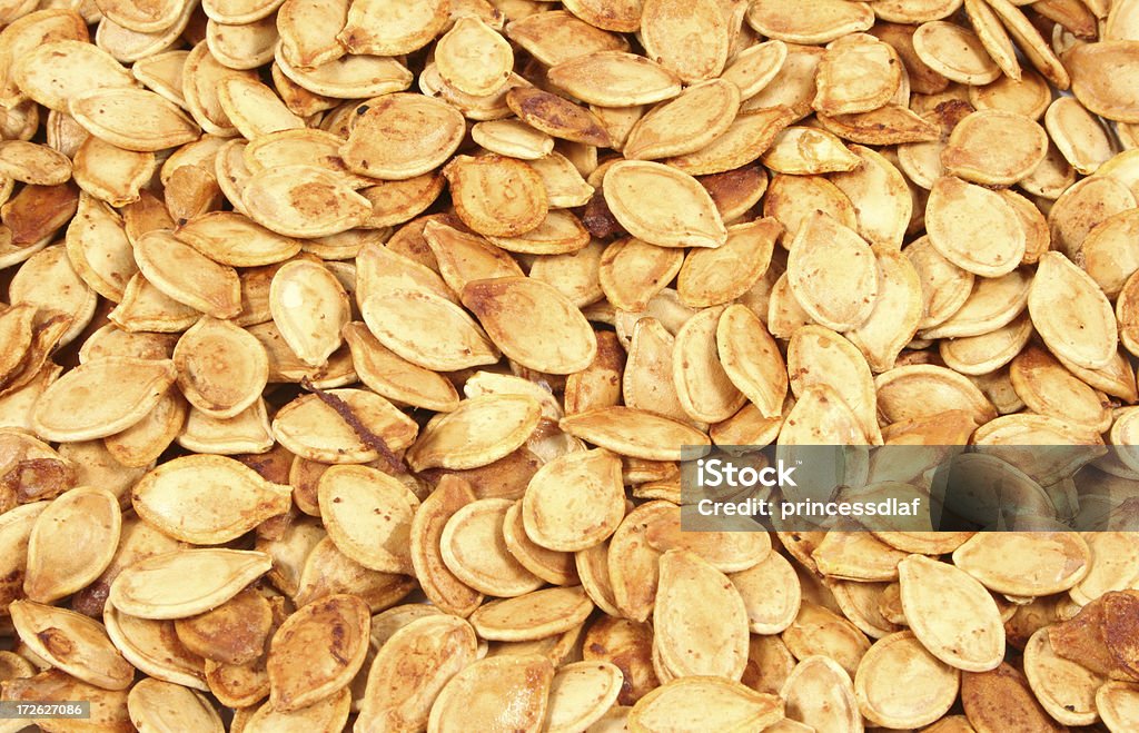 Fundo de sementes de abóbora - Foto de stock de Alimentação Saudável royalty-free