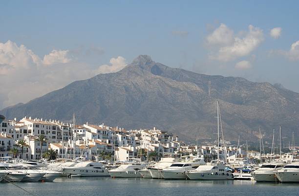 istock Puerto Banus Marina and Mountain 172627199