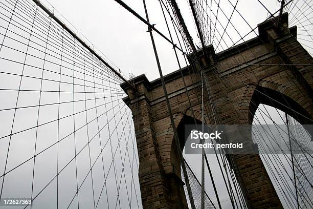 Photo libre de droit de Pont De Brooklyn banque d'images et plus d'images libres de droit de Brooklyn - New York - Brooklyn - New York, Câble d'acier, Destination de voyage