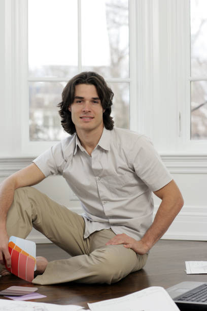 istock Young Man in the New House 172627427