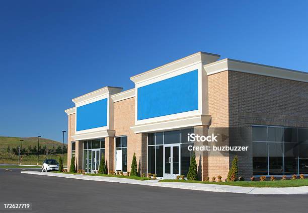 Modern Store Building Exteriors Stock Photo - Download Image Now - Generic - Description, Generic Location, Store