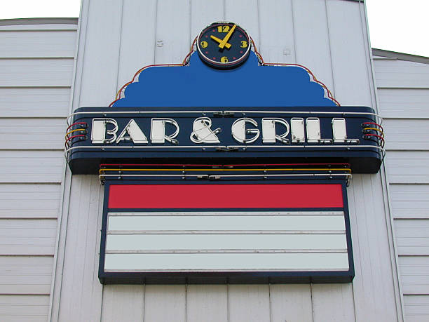 istock Bar and Grill Sign 172627775