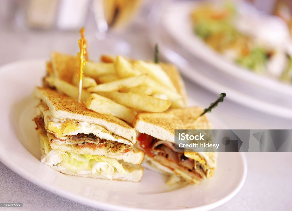 Cafe Sandwiches Very Shallow DOF.Similar images: Bacon Stock Photo