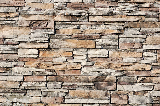 stone wall stock photo