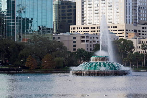 istock close-up, fountain at Lake Eola 172628011