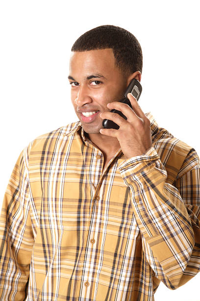 istock Young African American Man Talking on Cell Phone 172628030