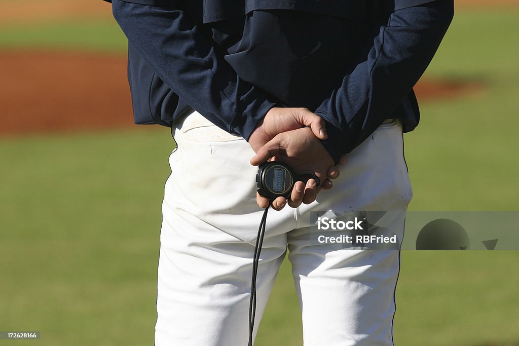 Le Coaching - Photo de Baseball libre de droits