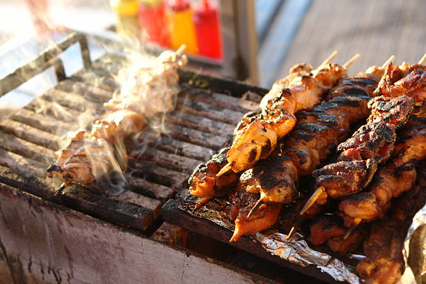 istock Street Vendor Chicken Kabob 172628203