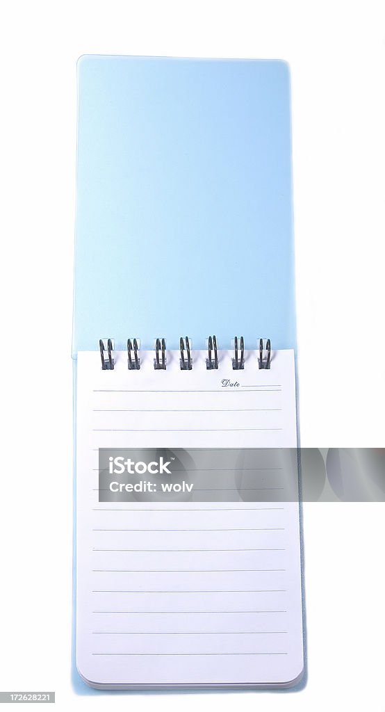 Foto einer high-key-notepad. - Lizenzfrei Notizbuch Stock-Foto