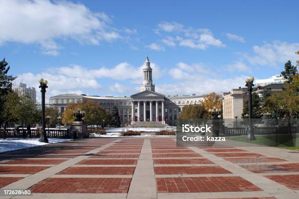 Denver Cidade E Condado De Edifício - Fotografias de stock e mais imagens de Cidade - Cidade, Colorado, Coluna arquitetónica