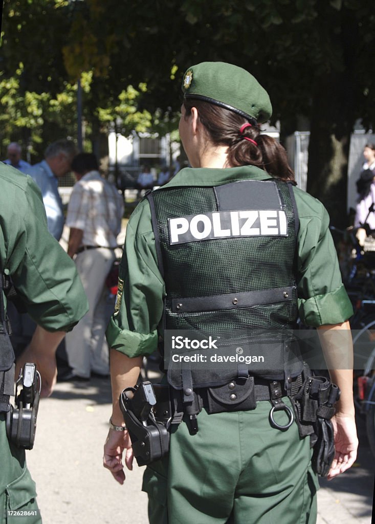 Deutsche Polizei Frau - Lizenzfrei Deutschland Stock-Foto