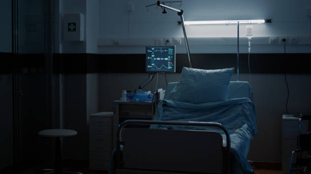 istock Empty emergency healthcare hospital ward 1726286729