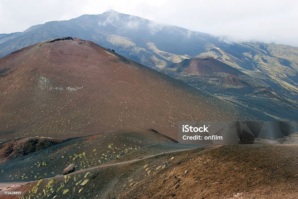 끼우개 Etna, 시실리, 이탈리아 - 로열티 프리 0명 스톡 사진