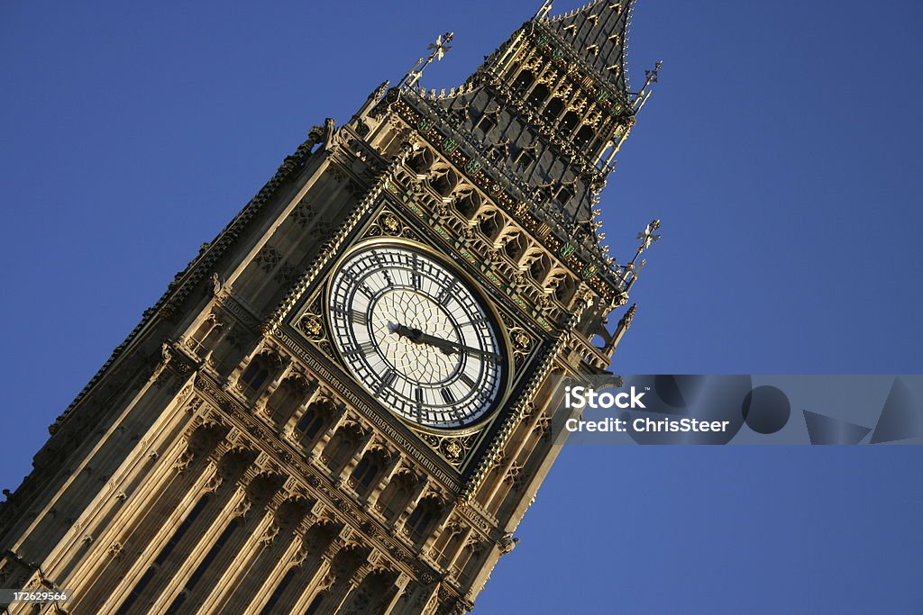Big Ben und Häuser des Parlaments in Westminster, London - Lizenzfrei Big Ben Stock-Foto