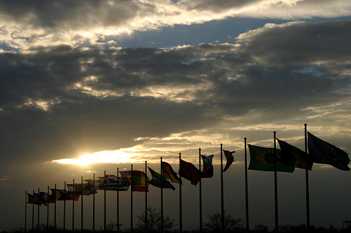 Flags from all over the world