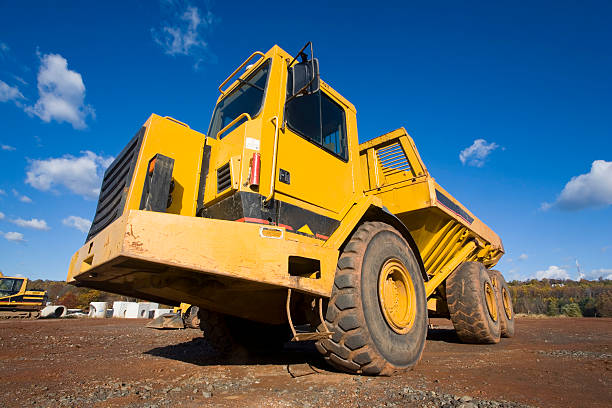 istock Large Yellow Dump Truck 172629747