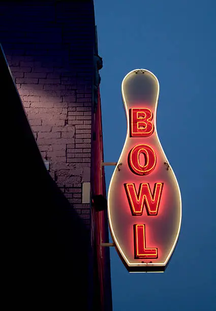 Photo of Neon Bowling Sign