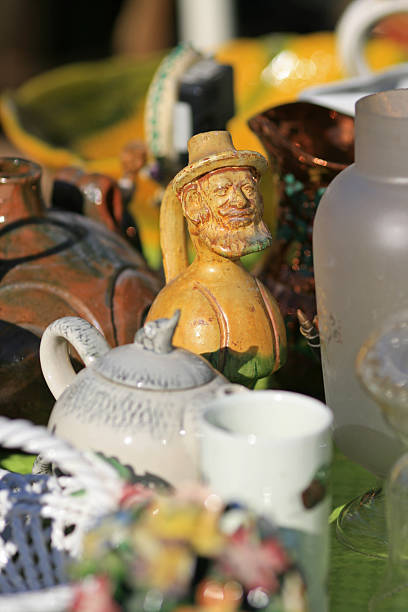 istock Strange old knick knack at the flea market in Rome 172629900