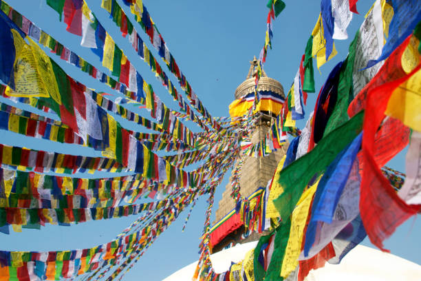 istock Prayer flags falling from Swoyambhu Mahachaitya in Katmandu 1726305733