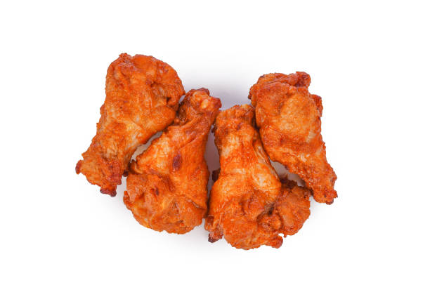 istock Barbecue chicken wings isolated on white 1726338948