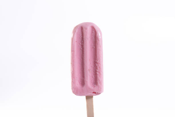 istock Strawberry flavor popsicle isolated on white background 1726340629