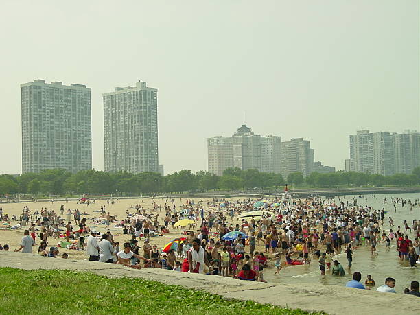 Crowds at infield
