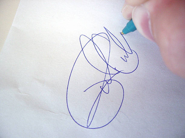 Firma - foto stock