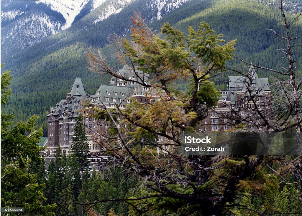 Hotel Banff Springs - Royalty-free Castelo Foto de stock