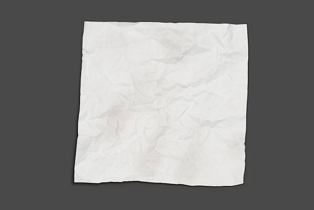 Dirty wrinkled bright note stock photo