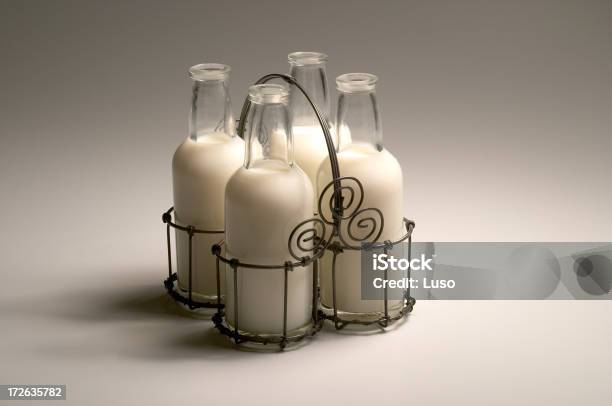 Fresh Milk Stock Photo - Download Image Now - Basket, Bottle, Drink