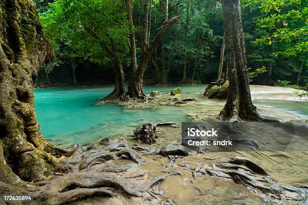 Cascate Di Erawan - Fotografie stock e altre immagini di Cascate di Erawan - Cascate di Erawan, Tailandia, Acqua