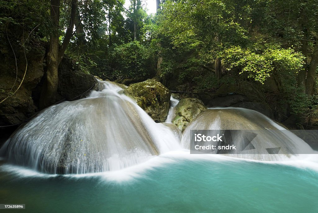 Erawan Waterfalls Erawan waterfalls in Kanchanaburi province in Thailandclick for more photos of Thailand: Asia Stock Photo