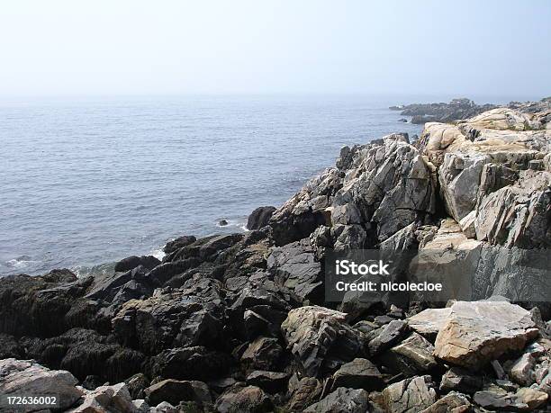 Coastline Of Maine Stock Photo - Download Image Now - At The Edge Of, Atlantic Ocean, Beach