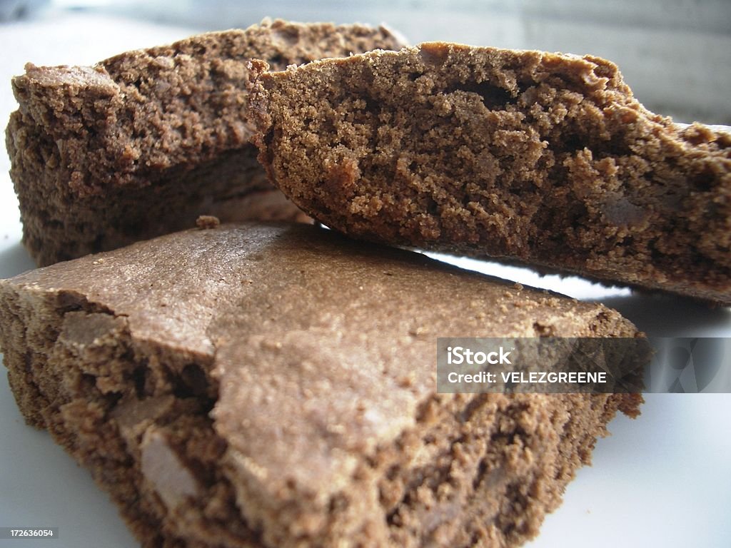 Brownies pronto para comer - Foto de stock de Bebida royalty-free